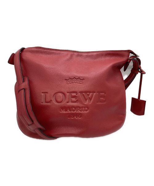 LOEWE（ロエベ）LOEWE (ロエベ) ショルダーバッグ レッドの古着・服飾アイテム