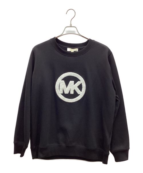 MICHAEL KORS（マイケルコース）MICHAEL KORS (マイケルコース) フロントロゴスウェット ブラック サイズ:Mの古着・服飾アイテム