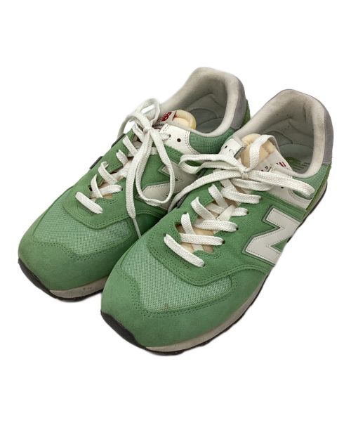 NEW BALANCE（ニューバランス）NEW BALANCE (ニューバランス) ローカットスニーカー ライトグリーン サイズ:28の古着・服飾アイテム