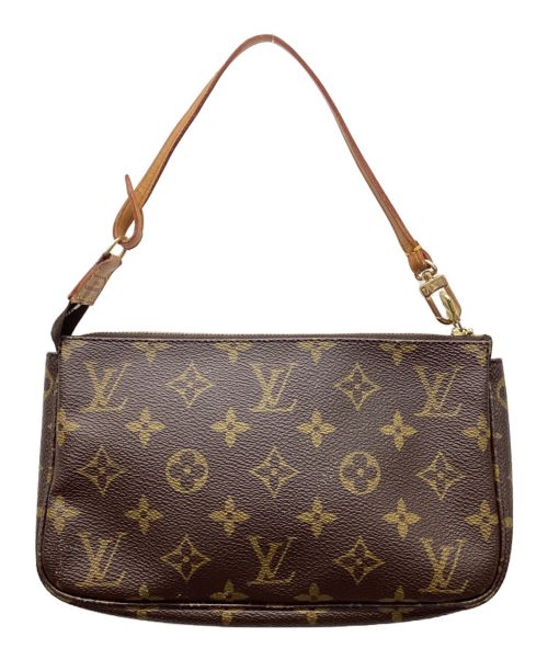 LOUIS VUITTON（ルイ ヴィトン）LOUIS VUITTON (ルイ ヴィトン) ハンドポーチ ブラウンの古着・服飾アイテム