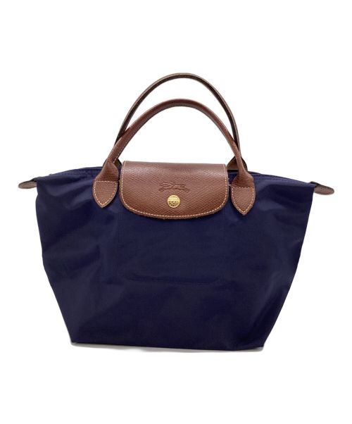 LONGCHAMP（ロンシャン）LONGCHAMP (ロンシャン) ミニトートバッグ ネイビーの古着・服飾アイテム