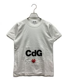 PLAY COMME des GARCONS（プレイ コムデギャルソン）の古着「Tシャツ」｜ホワイト