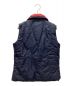 MONCLER (モンクレール) リバーシブルダウンベスト ネイビー×レッド サイズ:M：17000円