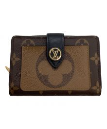 LOUIS VUITTON（ルイ ヴィトン）の古着「2つ折り財布/ポルトフォイユ・ジュリエット」｜ブラウン