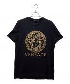 VERSACEヴェルサーチ）の古着「半袖カットソー」｜ブラック