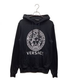 VERSACE（ヴェルサーチ）の古着「プルオーバーパーカー」｜ブラック