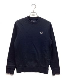 FRED PERRY（フレッドペリー）の古着「Crew Neck Sweatshirt」｜ネイビー