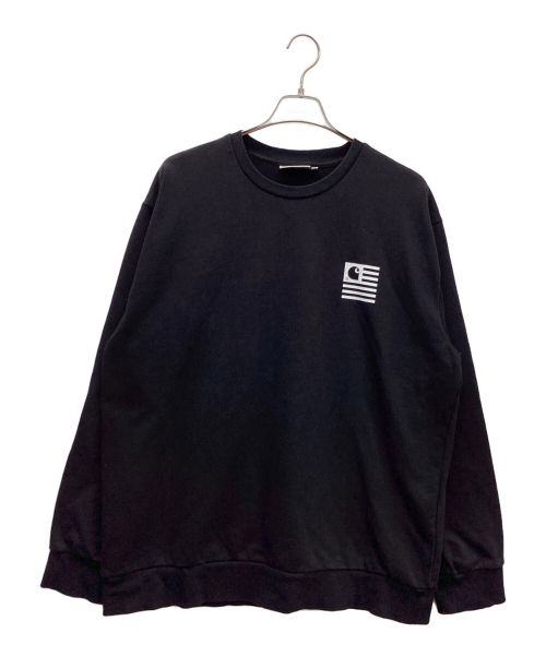 CarHartt（カーハート）CarHartt (カーハート) STATE CHROMO SWEAT ブラック サイズ:XLの古着・服飾アイテム