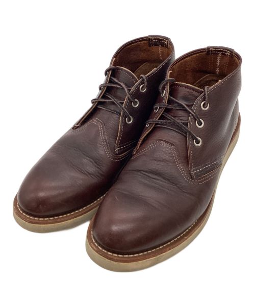 RED WING（レッドウィング）RED WING (レッドウィング) クラシックチャッカブーツ ブラウン サイズ:26㎝の古着・服飾アイテム