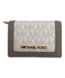 MICHAEL KORS（マイケルコース）の古着「コンパクトウォレット」｜ホワイト×グレー