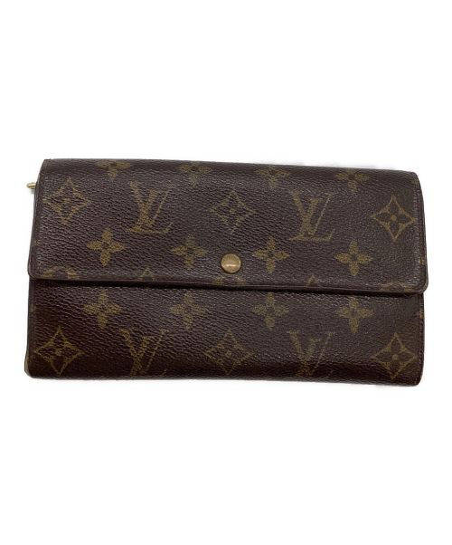 LOUIS VUITTON（ルイ ヴィトン）LOUIS VUITTON (ルイ ヴィトン) 長財布 ブラウンの古着・服飾アイテム