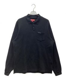 SUPREME（シュプリーム）の古着「THERMAL L/S POLO SHIRT」｜ブラック