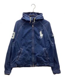 POLO RALPH LAUREN（ポロ・ラルフローレン）の古着「ジップパーカー」｜ブルー