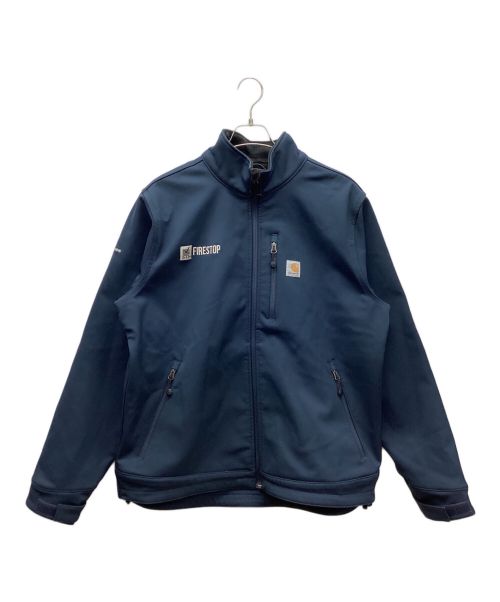 CarHartt（カーハート）CarHartt (カーハート) ソフトシェルジャケット ネイビー サイズ:Lの古着・服飾アイテム