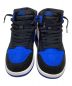 NIKE (ナイキ) ハイカットスニーカー/AIR JORDAN1 ブラック×ブルー サイズ:28.5 未使用品：15000円