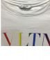 VALENTINO (ヴァレンティノ) 半袖Tシャツ ホワイト×マルチカラー サイズ:L：11000円