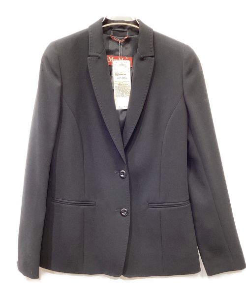 MaxMara（マックスマーラ）MaxMara (マックスマーラ) テーラードジャケット ブラック サイズ:SIZE Lの古着・服飾アイテム