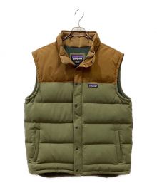 Patagonia（パタゴニア）の古着「DOWN VEST」｜カーキ×ブラウン