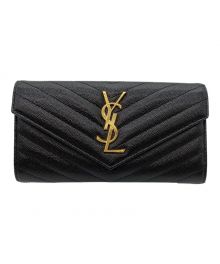 Yves Saint Laurent（イヴサンローラン）の古着「長財布」｜ブラック