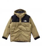 THE NORTH FACEザ ノース フェイス）の古着「マウンテンダウンジャケット」｜ベージュ×ブラック