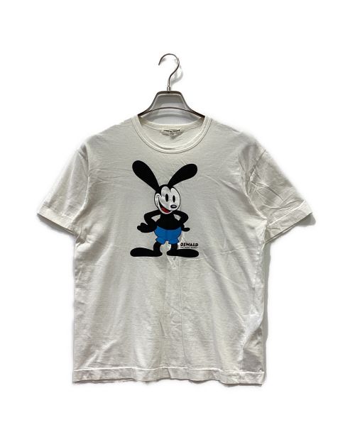 COMME des GARCONS（コムデギャルソン）COMME des GARCONS (コムデギャルソン) オズワルド プリントTシャツ ホワイト サイズ:Lの古着・服飾アイテム