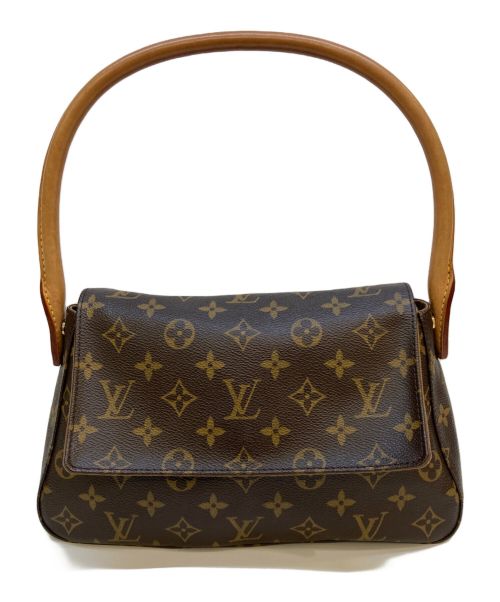 LOUIS VUITTON（ルイ ヴィトン）LOUIS VUITTON (ルイ ヴィトン) ミニルーピング/ハンドバッグ ブラウンの古着・服飾アイテム