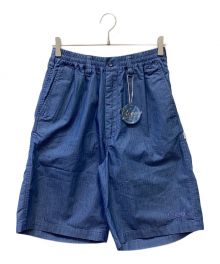 KEBOZ（ケボズ）の古着「INDIGO RIPSTOOP SHORTS」｜インディゴ