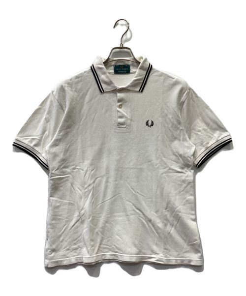 FRED PERRY（フレッドペリー）FRED PERRY (フレッドペリー) ポロシャツ ホワイト サイズ:Lの古着・服飾アイテム