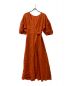 Linen Madam Dress L'Appartement（リネンマダムドレスアパルトモン）の古着「リネンワンピース」｜オレンジ