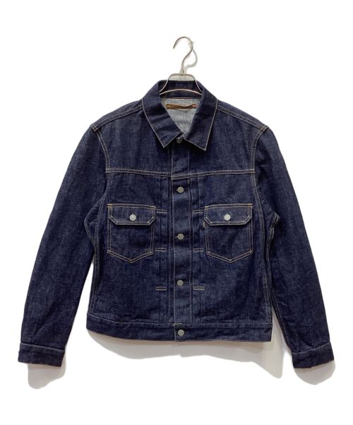 SCYEBASICS（サイベーシックス）SCYEBASICS (サイベーシックス) 2ndタイプ Selvedge Denim Pivot Sleeve Trucker Jacket インディゴ サイズ:36の古着・服飾アイテム