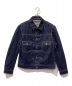 SCYEBASICS（サイベーシックス）の古着「2ndタイプ Selvedge Denim Pivot Sleeve Trucker Jacket」｜インディゴ