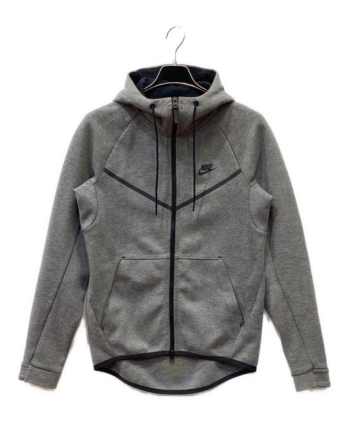 NIKE（ナイキ）NIKE (ナイキ) テックフリースジップアップパーカー グレー サイズ:Sの古着・服飾アイテム