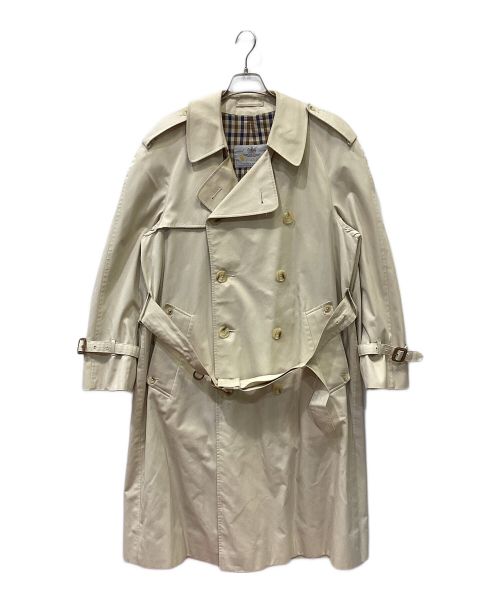 Aquascutum（アクアスキュータム）Aquascutum (アクアスキュータム) トレンチコート ベージュ サイズ:Mの古着・服飾アイテム