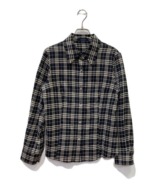 BURBERRY LONDON（バーバリーロンドン）BURBERRY LONDON (バーバリーロンドン) チェックシャツ ブラック サイズ:38の古着・服飾アイテム