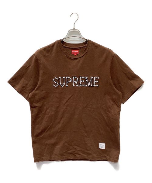 SUPREME（シュプリーム）SUPREME (シュプリーム) Tシャツ ブラウン サイズ:Lの古着・服飾アイテム