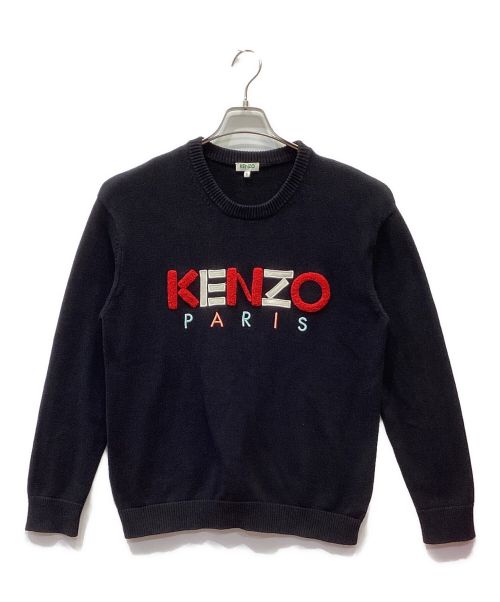 KENZO（ケンゾー）KENZO (ケンゾー) ロゴニット ネイビー サイズ:Sの古着・服飾アイテム