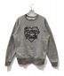 HUMAN MADE（ヒューマンメイド）の古着「HEART LOGO RAGLAN SWEATSHIRT/裏起毛スウェット」｜グレー