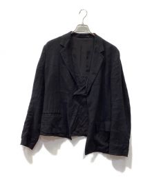 Y's（ワイズ）の古着「VIYELLA LEFT 2 LAYER JACKET "Black"」｜ブラック