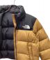 中古・古着 THE NORTH FACE (ザ ノース フェイス) ダウンジャケット ベージュ×ブラック サイズ:XL：20000円