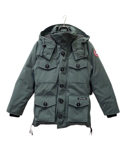 CANADA GOOSE（カナダグース）CANADA GOOSE (カナダグース) LANGLEY/ダウンコート グリーン サイズ:XSの古着・服飾アイテム