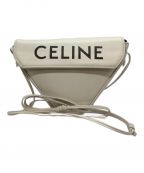 CELINEセリーヌ）の古着「トライアングルバッグ」｜ホワイト