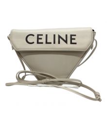 CELINE（セリーヌ）の古着「トライアングルバッグ」｜ホワイト