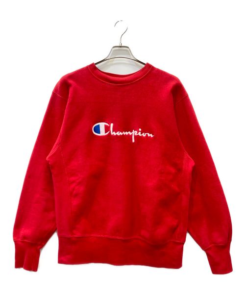 Champion REVERSE WEAVE（チャンピオン リバース ウィーブ）Champion REVERSE WEAVE (チャンピオン リバース ウィーブ) リバースウィーブスウェット レッド サイズ:LARGEの古着・服飾アイテム