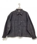 COOTIEクーティー）の古着「Melange Wool Work Shirt」｜グレー