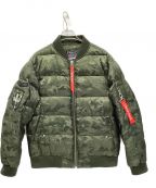 mishkaミシカ）の古着「CAMOMA-1INSPIRED DOWNJACKET」｜カーキ