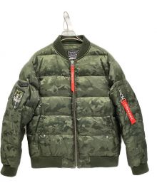 mishka（ミシカ）の古着「CAMOMA-1INSPIRED DOWNJACKET」｜カーキ