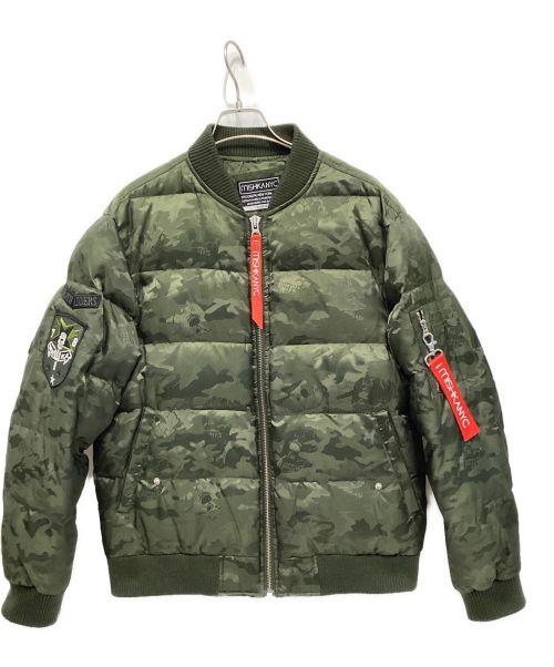 mishka（ミシカ）MISHKA (ミシカ) CAMOMA-1INSPIRED DOWNJACKET カーキ サイズ:XLの古着・服飾アイテム