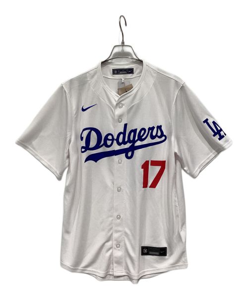 NIKE Los Angeles Dodgers（ナイキ ロサンゼルス・ドジャース）NIKE Los Angeles Dodgers (ナイキ ロサンゼルス・ドジャース) レプリカユニゴーム ホワイト サイズ:M 未使用品の古着・服飾アイテム