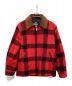 WOOLRICH（ウールリッチ）の古着「バッファローチェックジャケット」｜レッド×ブラック