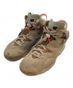 NIKE×Travis Scottナイキ×トラヴィス スコット）の古着「AIR JORDAN 6 RETRO」｜ベージュ